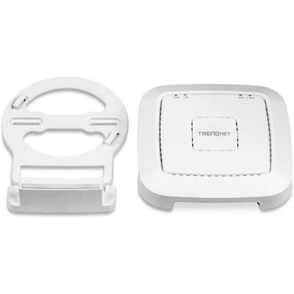 TRENDnet AC1200 Dual Band PoE Indoor Access Point, MU-MIMO, 867 Mbps WiFi AC, 300 Mbps WiFi N Bands, Client Bridge, Repeater Modes, Gigabit PoE LAN Port, Captive Portal For Hotspot, White, TEW-821DAP