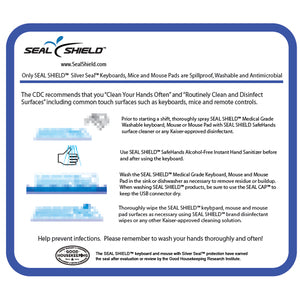 Seal Shield Medical Grade Antibacterial Mouse Pad