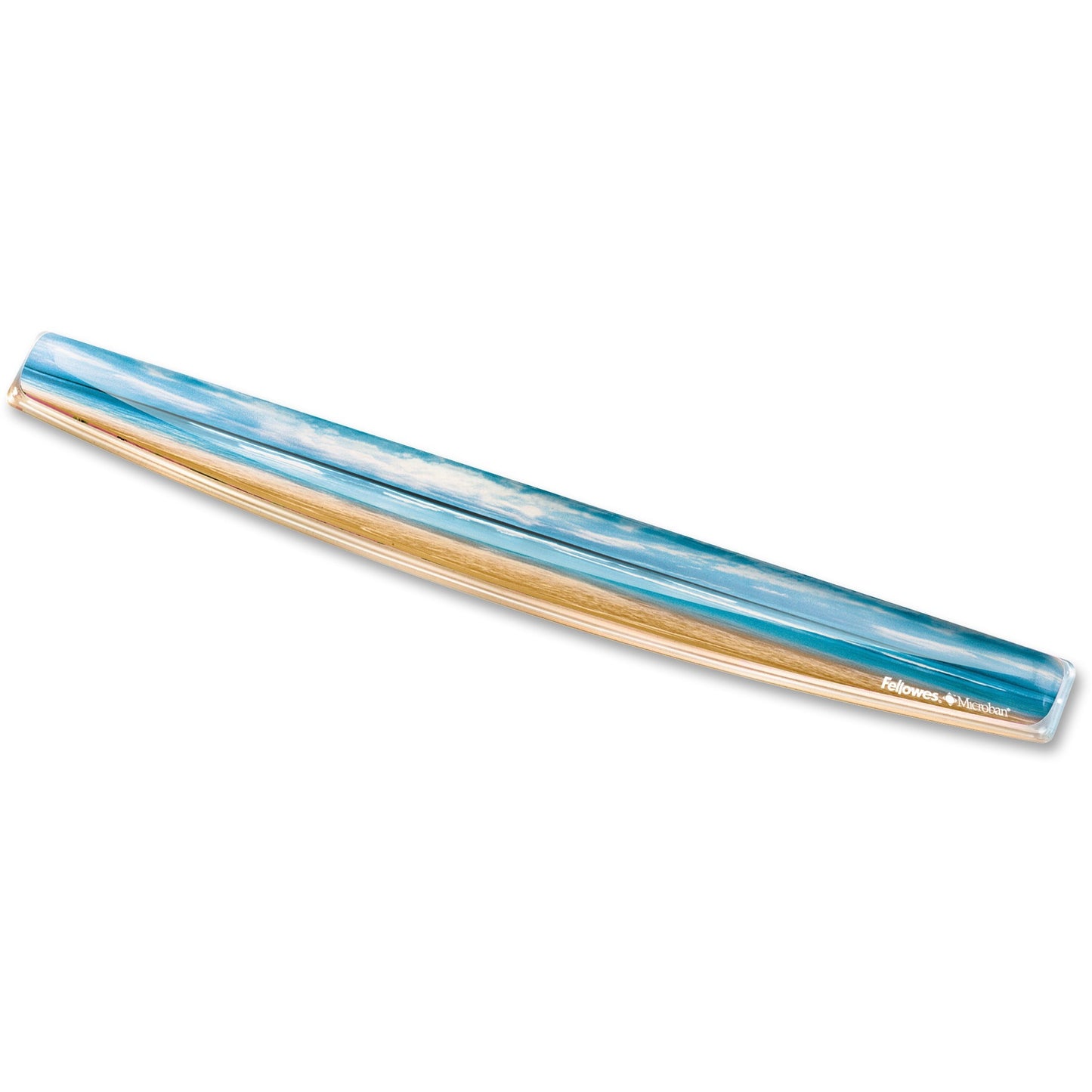 Fellowes Photo Gel Keyboard Wrist Rest with Microban&reg;