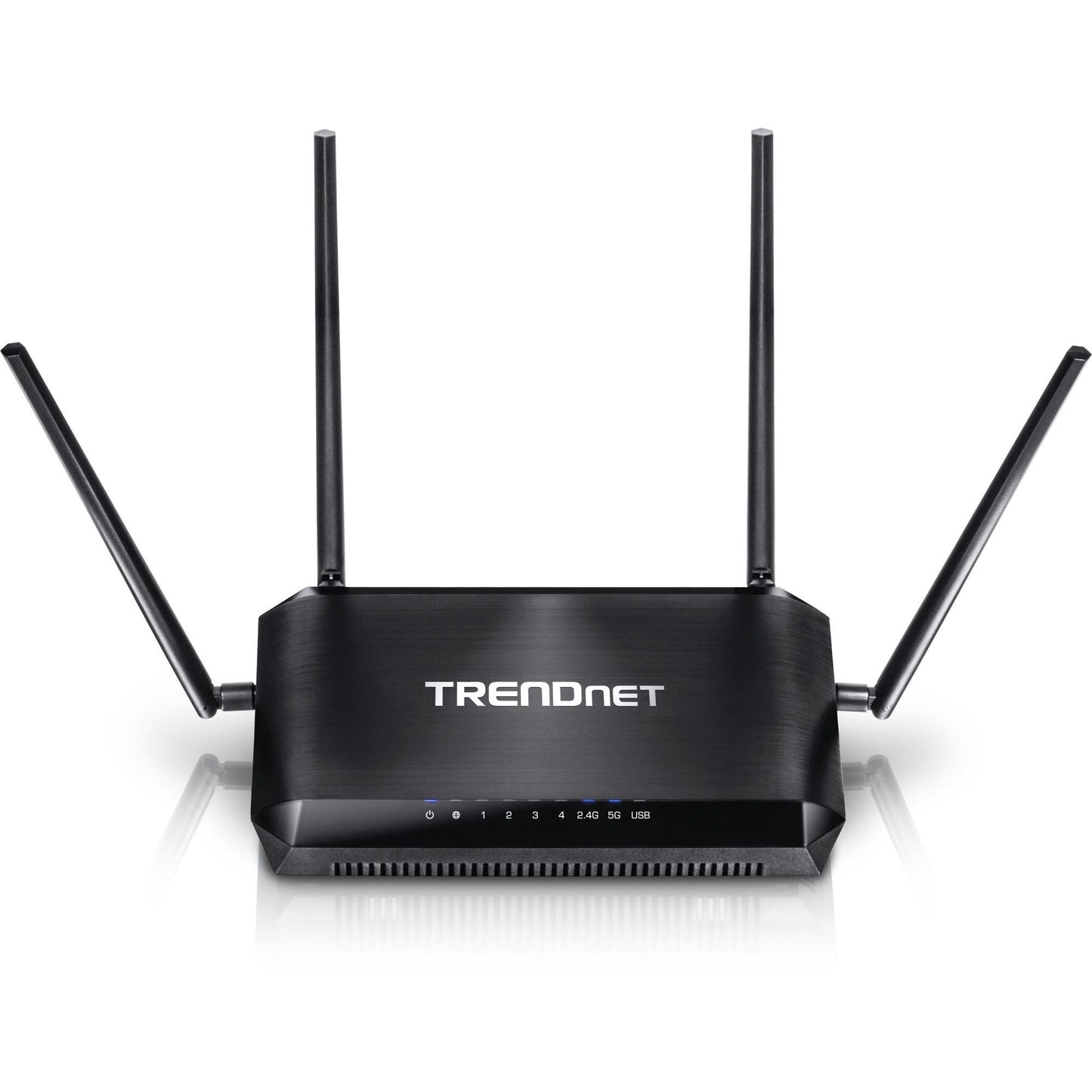 TRENDnet AC2600 MU-MIMO Wireless Gigabit Router, Increase WiFi Performance, WiFi Guest Network, Gaming-Internet-Home Router, Beamforming, 4K streaming, Quad Stream, Dual Band Router, Black, TEW-827DRU