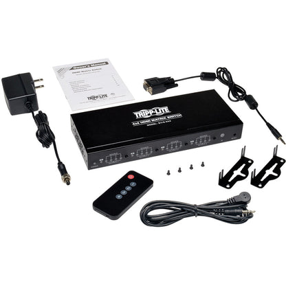 Tripp Lite 4x4 HDMI Matrix Video Switch Splitter with Audio and RS232 TAA