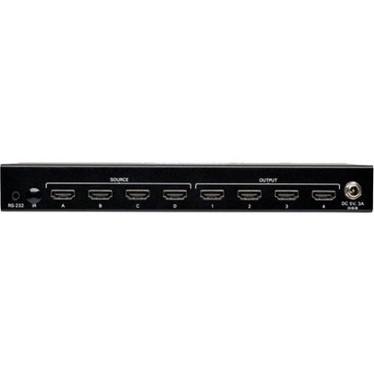 Tripp Lite 4x4 HDMI Matrix Video Switch Splitter with Audio and RS232 TAA
