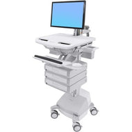 Ergotron StyleView Cart with LCD Arm, SLA Powered, 3 Drawers (1x3)