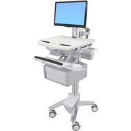 Ergotron StyleView Cart with LCD Pivot, 1 Tall Drawer (1x1)