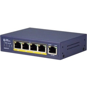 Amer 5 Gigabit Desktop Switch with 4 x PoE 802.3at Plus 1 x GIG Uplink