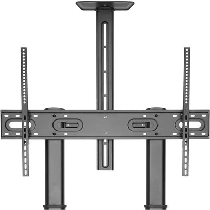 V7 TVCART2 Pro TV Cart, up to 100 inch displays, Height Adjustable