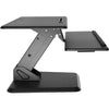Amer Mounts Gas Spring Sit-Stand Desktop Workstation - Black Finish