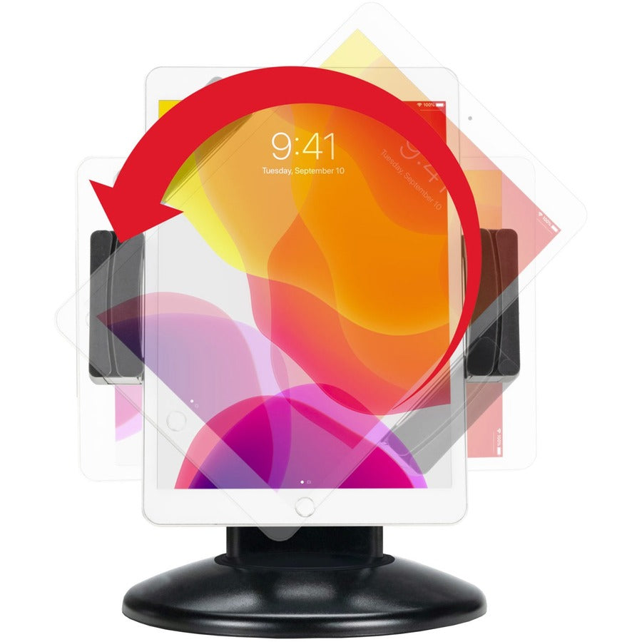 CTA Digital Quick-Connect Desk Mount for Tablets, Black