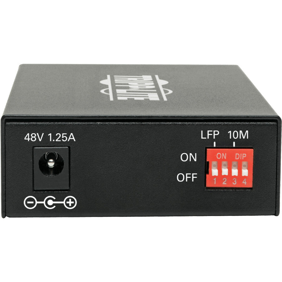 Tripp Lite LC Multimode Fiber to Gbe Media Converter POE+ 10/100/1000 550M