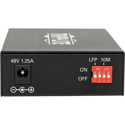 Tripp Lite LC Multimode Fiber to Gbe Media Converter POE+ 10/100/1000 550M