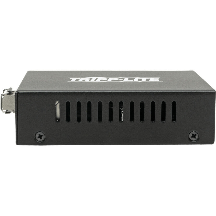 Tripp Lite LC Multimode Fiber to Gbe Media Converter POE+ 10/100/1000 550M