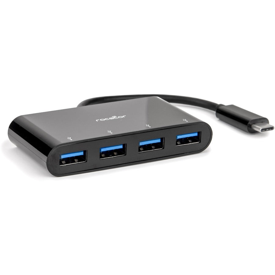 Rocstor Premium Portable 4 Port Hub
