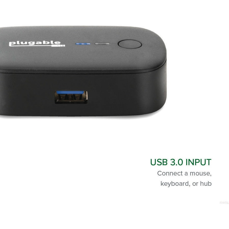Plugable USB 3.0 Sharing Switch for One-Button Swapping of USB Device or Hub Between Two Computers (A\B Switch)