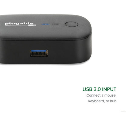 Plugable USB 3.0 Sharing Switch for One-Button Swapping of USB Device or Hub Between Two Computers (A\B Switch)