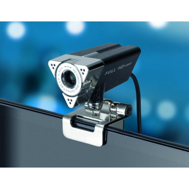 Aluratek AWC01F Video Conferencing Camera - 2 Megapixel - 30 fps - Black - USB 2.0
