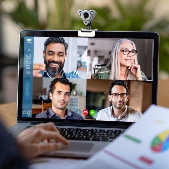 Aluratek AWC01F Video Conferencing Camera - 2 Megapixel - 30 fps - Black - USB 2.0