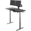 Ergotron WorkFit Electric Sit-Stand Desk, 58" Surface