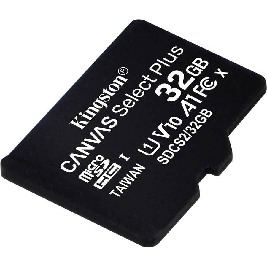 Kingston Canvas Select Plus 32 GB Class 10/UHS-I (U1) microSDHC - 1 Pack