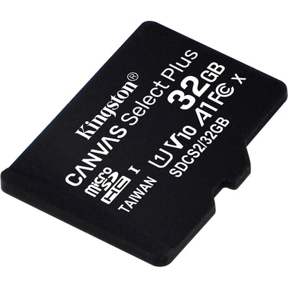 Kingston Canvas Select Plus 32 GB Class 10/UHS-I (U1) microSDHC - 1 Pack