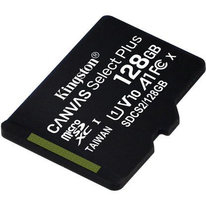 Kingston Canvas Select Plus 128 GB Class 10/UHS-I (U1) microSDXC - 1 Pack
