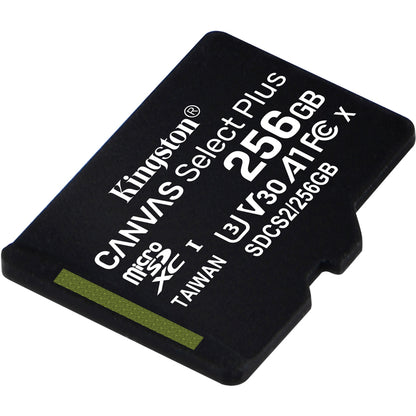 Kingston Canvas Select Plus 256 GB Class 10/UHS-I (U3) microSDXC - 1 Pack