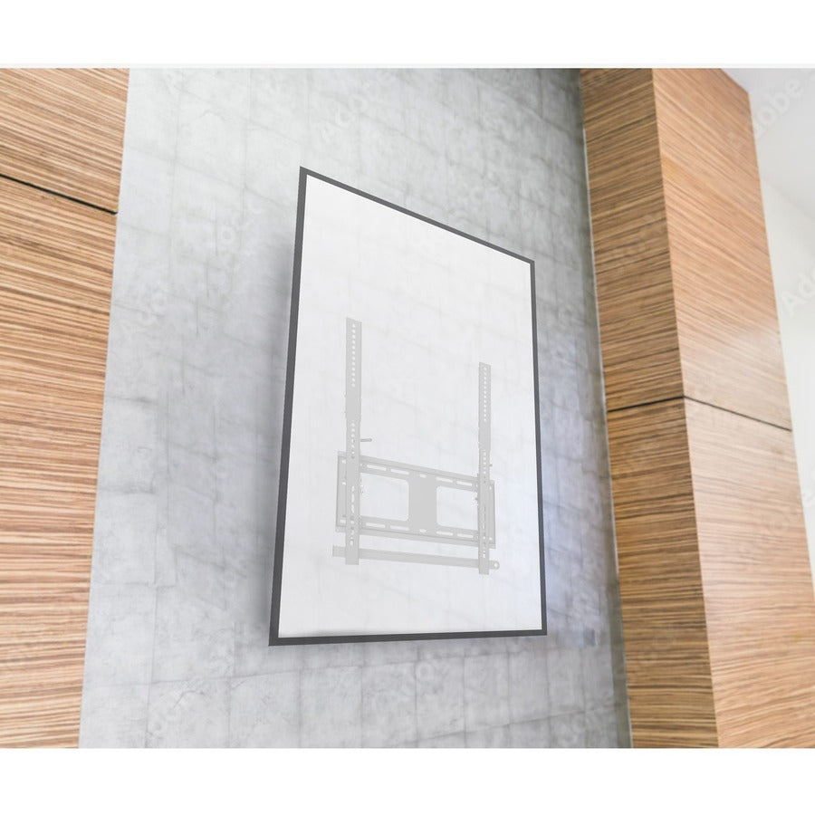 StarTech.com Portrait/Vertical TV Wall Mount, Heavy Duty TV Mount for 40-55 inch VESA Display (110lb/50kg), Tilt, w/Lockable Security Bar