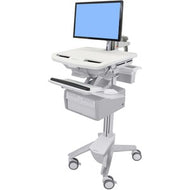 Ergotron StyleView Cart with LCD Arm, 2 Tall Drawers (2x1)