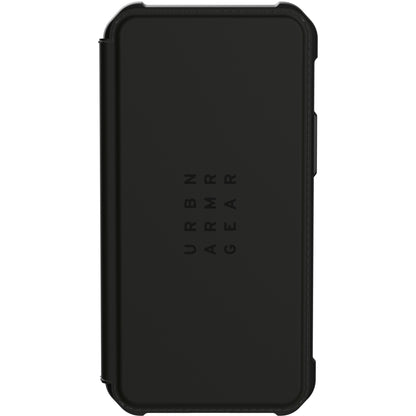 Urban Armor Gear Metropolis Carrying Case (Folio) Apple iPhone 12 mini Smartphone - SATN ARMR Black