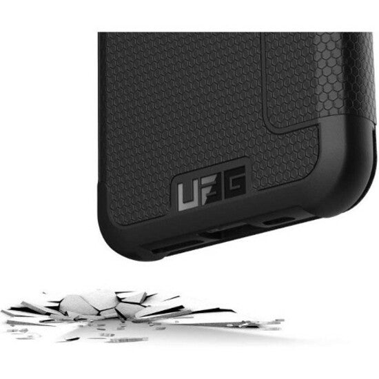 Urban Armor Gear Metropolis Carrying Case (Folio) Apple iPhone 12 Pro Max Smartphone - FIBR ARMR Black