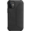 Urban Armor Gear Metropolis Carrying Case (Folio) Apple iPhone 12 mini Smartphone - LTHR ARMR Black