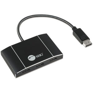 1x3 Triple 4K DisplayPort 1.4 to DisplayPort MST Hub Splitter