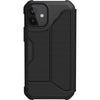 Urban Armor Gear Metropolis Carrying Case (Folio) Apple iPhone 12 mini Smartphone - FIBR ARMR Black