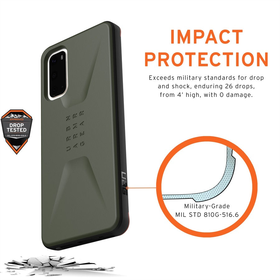 Urban Armor Gear Civilian Series Samsung Galaxy S20 [6.2-Inch] Case