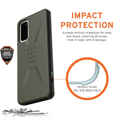 Urban Armor Gear Civilian Series Samsung Galaxy S20 [6.2-Inch] Case