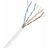 Comprehensive Cat 5e Plenum 350MHz Solid White Bulk Cable 1000ft