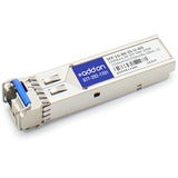 AddOn MSA and TAA Compliant 1000Base-BX SFP Transceiver (SMF, 1310nmTx/1550nmRx, 10km, LC, DOM)