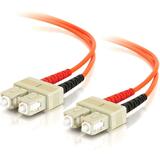 C2G-1m SC-SC 62.5/125 OM1 Duplex Multimode Fiber Optic Cable (TAA Compliant) - Orange