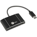Triple 4K DisplayPort 1.4 to HDMI MST Hub Splitter