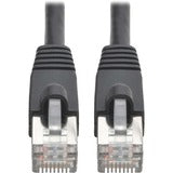 Tripp Lite Cat6a Snagless Shielded STP Patch Cable 10G, PoE Black M/M 35ft