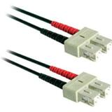 C2G-3m SC-SC 62.5/125 OM1 Duplex Multimode PVC Fiber Optic Cable - Black
