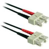 C2G-3m SC-SC 62.5/125 OM1 Duplex Multimode PVC Fiber Optic Cable - Black