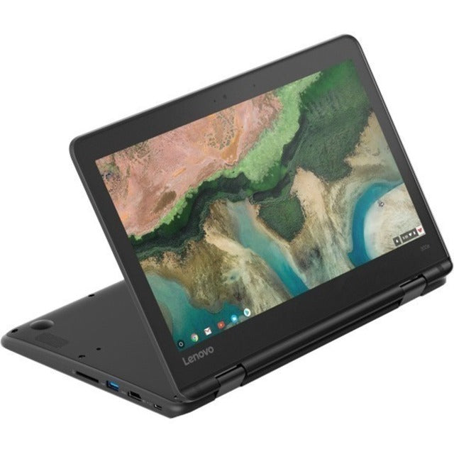 Lenovo 300e Chromebook 2nd Gen 81MB0066US 11.6" Touchscreen Rugged 2 in 1 Chromebook - HD - 1366 x 768 - Intel Celeron N4020 Dual-core (2 Core) 1.10 GHz - 4 GB RAM - 32 GB Flash Memory - Black