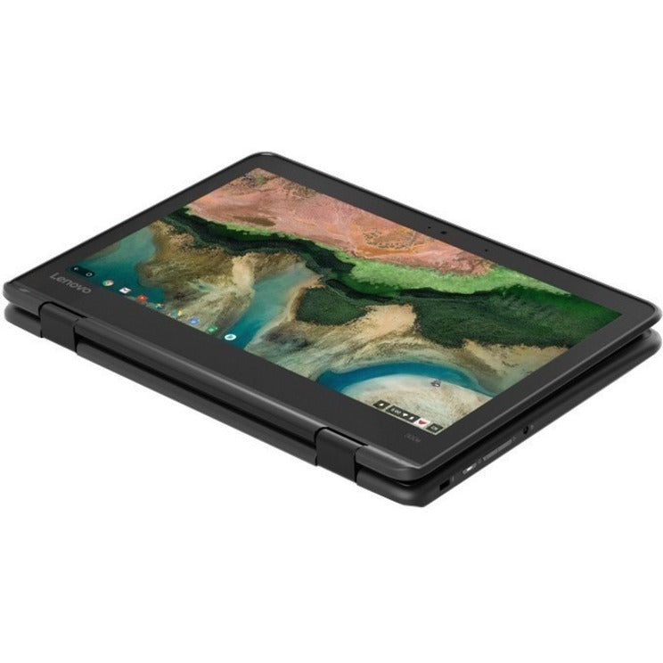 Lenovo 300e Chromebook 2nd Gen 81MB0066US 11.6" Touchscreen Rugged 2 in 1 Chromebook - HD - 1366 x 768 - Intel Celeron N4020 Dual-core (2 Core) 1.10 GHz - 4 GB RAM - 32 GB Flash Memory - Black