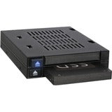 Icy Dock FlexiDOCK MB522SP-B Drive Enclosure for 3.5" - Serial ATA/600 Host Interface Internal - Black