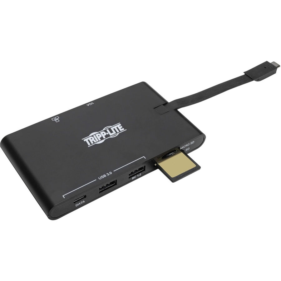 Tripp Lite USB C Docking Station HDMI VGA GbE PD Charging USB Hub 4K B –  Natix