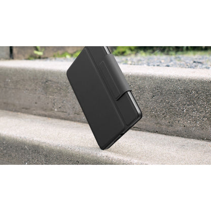 Logitech Rugged Folio Keyboard/Cover Case (Folio) Apple, Logitech iPad (7th Generation) Tablet - Graphite