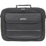 Manhattan Empire II 17" Laptop Briefcase, Black