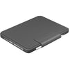 Logitech Slim Folio Pro Keyboard/Cover Case (Folio) for 11" Apple iPad Pro Tablet - Black, Gray
