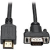 Tripp Lite HDMI to VGA Active Adapter Cable Low Profile HD15 M/M 1080p 6ft