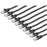 StarTech.com 15 ft. CAT6 Cable - 10 Pack - BlackCAT6 Patch Cable - Snagless RJ45 Connectors - Category 6 Cable - 24 AWG (N6PATCH15BK10PK)